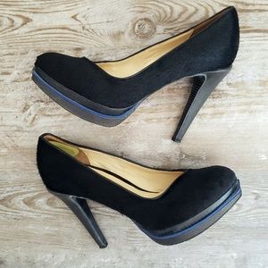 Cole Haan Nike Air Calf Hair Platform Heel Chelsea